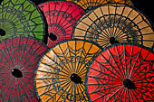 Bagan Myanmar. Htilominlo temple, souvenirs sold to the tourists.